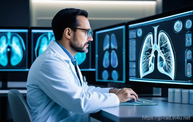 폐암 진단 CT와 MRI 비교 - **Prompt 1: Advanced CT Scan for Early Lung Cancer Detection**
    A highly detailed, realistic imag...