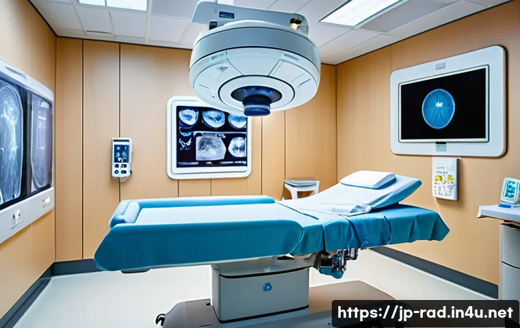 소아 방사선 치료 효과 - A high-tech pediatric radiation therapy room featuring advanced image-guided radiation therapy (IGRT...